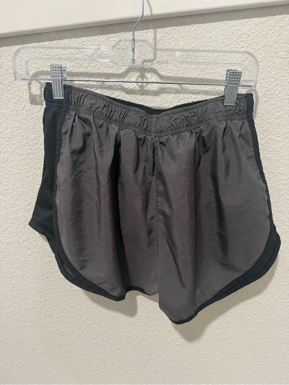 Nike Women’s Gray and Black Athletic Running Shorts